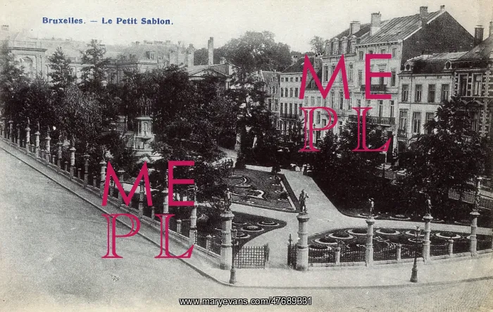 : Square du Petit Sablon, Brussels, Belgium : Square du Petit Sablon, Brussels, Belgium
