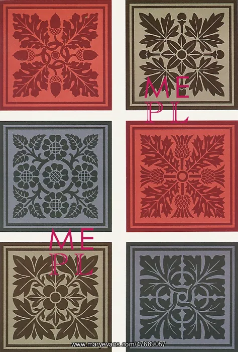 : Square Floral Panels : Square Floral Panels