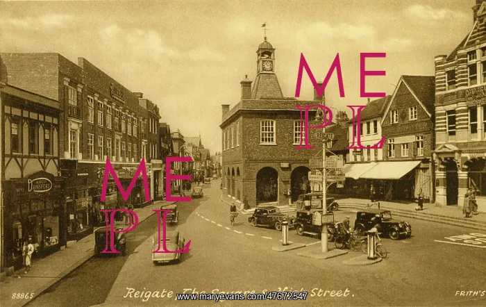  : Square and High Street, Reigate, Surrey
