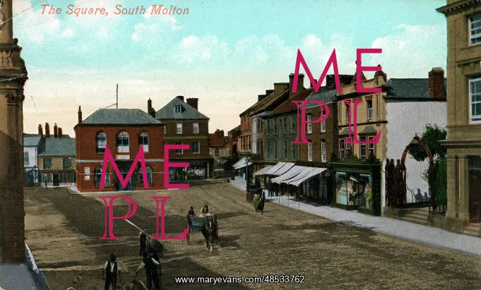 : The Square, South Molton, Devon : The Square, South Molton, Devon