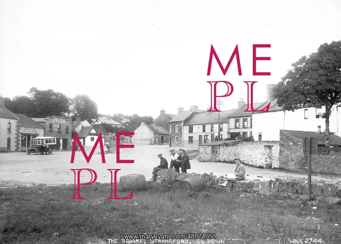 : The Square, Strangford, Co. Down : The Square, Strangford, Co. Down