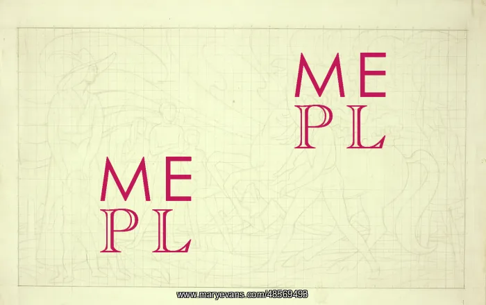 : Squared Composition Drawing for The Rehearsal : Squared Composition Drawing for The Rehearsal