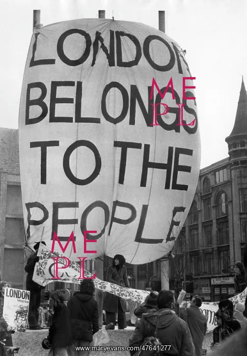 : Squatters at Centrepoint, Central London : Squatters at Centrepoint, Central London