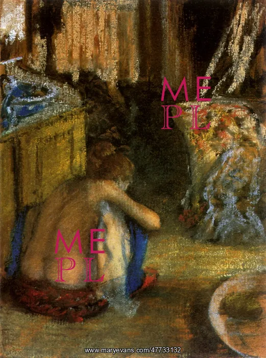  : Squatting Nude, by Degas