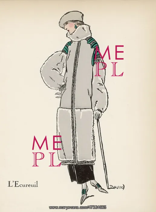 : SQUIRREL FUR COAT 1922 : SQUIRREL FUR COAT 1922