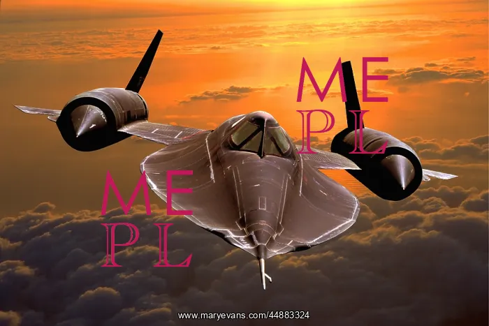  : Sr-71 Blacbird Us Air Force Fighter