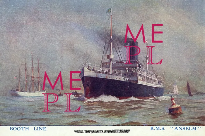 : SS Anselm of the Booth Steamship Company : SS Anselm of the Booth Steamship Company