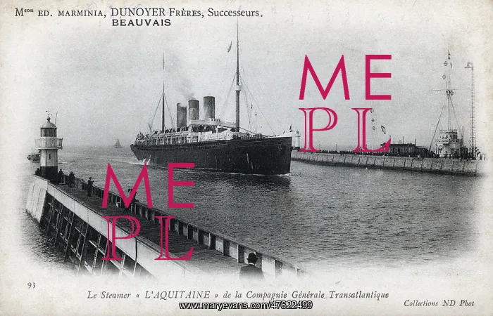 : SS Aquitaine, transatlantic cruise liner : SS Aquitaine, transatlantic cruise liner