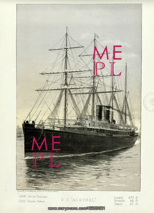 : The SS Austral : The SS Austral