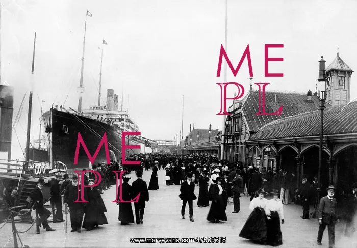  : SS Celtic at landing stage, Liverpool, 1904