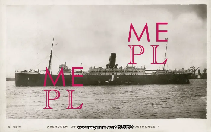: SS Demosthenes (Aberdeen White Star Line) : SS Demosthenes (Aberdeen White Star Line)
