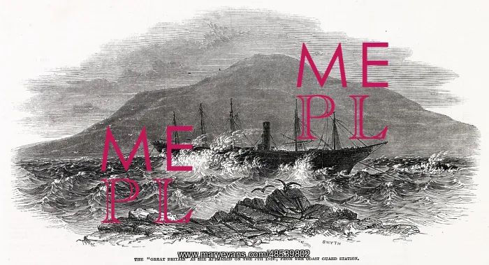 : SS Great Britain - Aground 1846 : SS Great Britain - Aground 1846