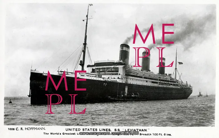 : SS Leviathan - United States Lines : SS Leviathan - United States Lines
