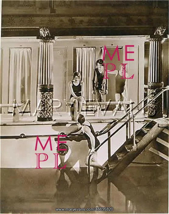 : SS MALOLO SWIM POOL 1930 : SS MALOLO SWIM POOL 1930