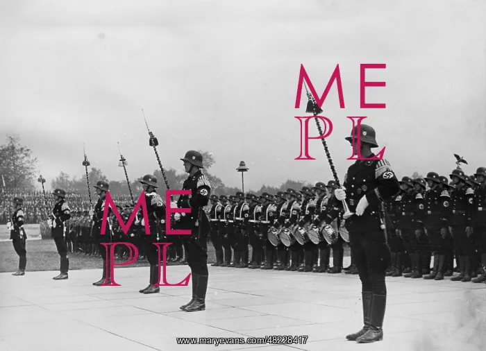 : SS marching bands at the Nuremberg Rally 1937 : SS marching bands at the Nuremberg Rally 1937