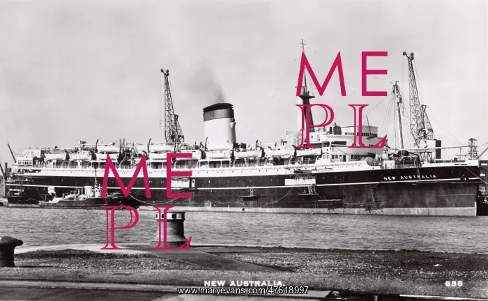 : SS New Australia, passenger steamer : SS New Australia, passenger steamer