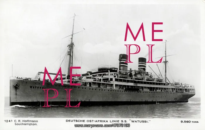 : SS Watussi (Deutsche Ost-Afrika Line) : SS Watussi (Deutsche Ost-Afrika Line)