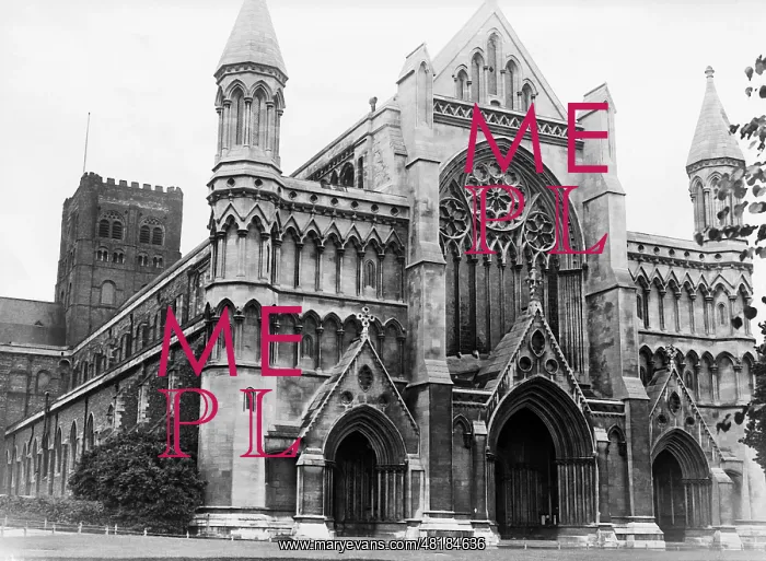 : St. Albans Cathedral, 1936 : St. Albans Cathedral, 1936