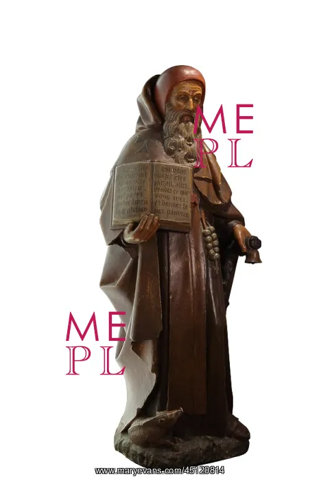 : St Anthony statue, Hospices de Beaune, Beaune : St Anthony statue, Hospices de Beaune, Beaune