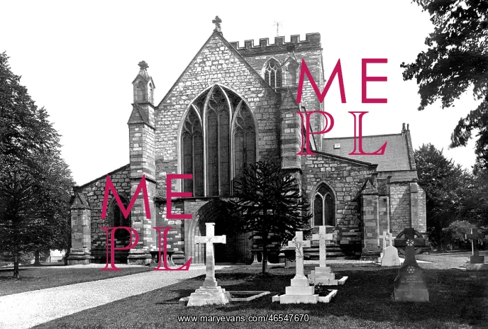  : St Asaph, Cathedral west front 1890