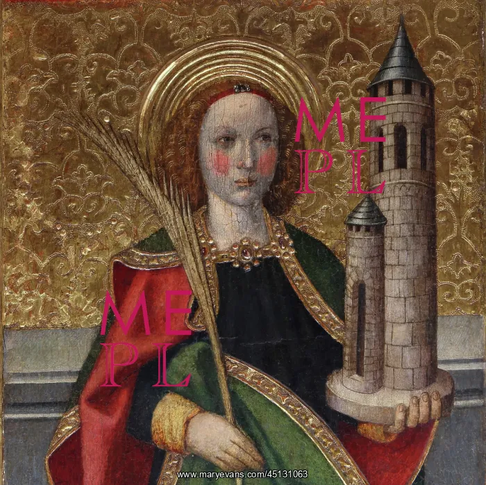 : St Barbara, Altarpiece of the Transfiguration : St Barbara, Altarpiece of the Transfiguration
