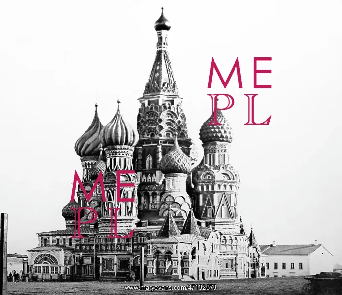: St Basil's Cathedral, Moscow, Russia, Victorian period : St Basil's Cathedral, Moscow, Russia, Victorian period