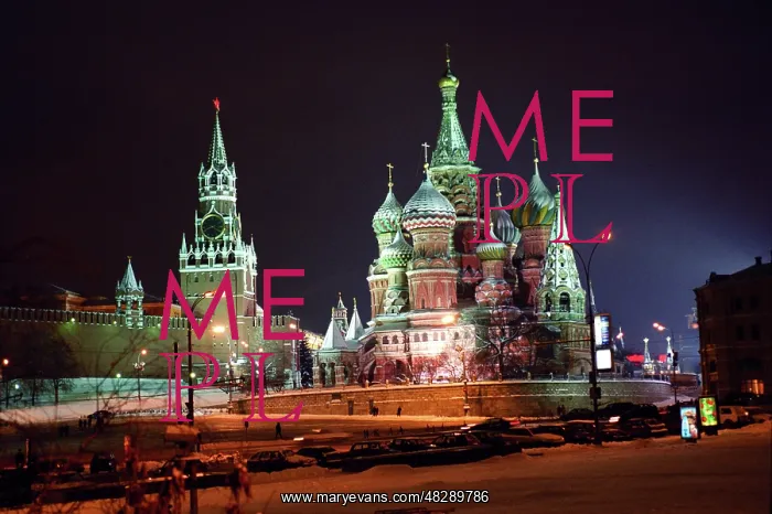 : St. Basil's Cathedral and Spasskaya Tower, 2000 : St. Basil's Cathedral and Spasskaya Tower, 2000