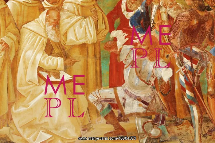 : St. Benedict detects Totila : St. Benedict detects Totila