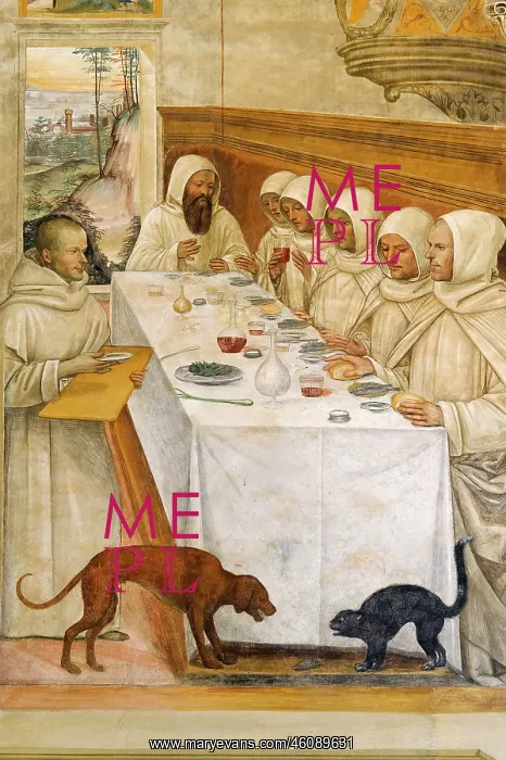 : St. benedict becomes flour for the feeding of his monks : St. benedict becomes flour for the feeding of his monks