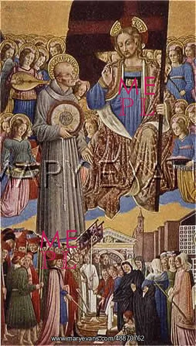 : ST BERNARDINO OF SIENA : ST BERNARDINO OF SIENA