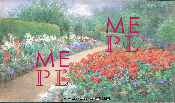 : St. Botolph's, Sevenoaks. Garden with path and flowers : St. Botolph's, Sevenoaks. Garden with path and flowers