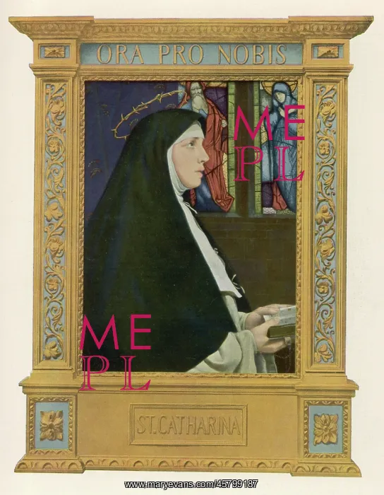 : ST CATHERINE OF SIENA : ST CATHERINE OF SIENA