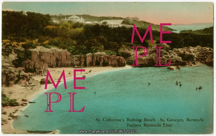 : St Catherine's Bathing Beach, St George's, Bermuda : St Catherine's Bathing Beach, St George's, Bermuda