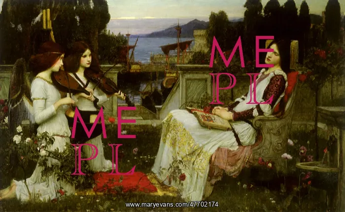  : St Cecilia, by J W Waterhouse
