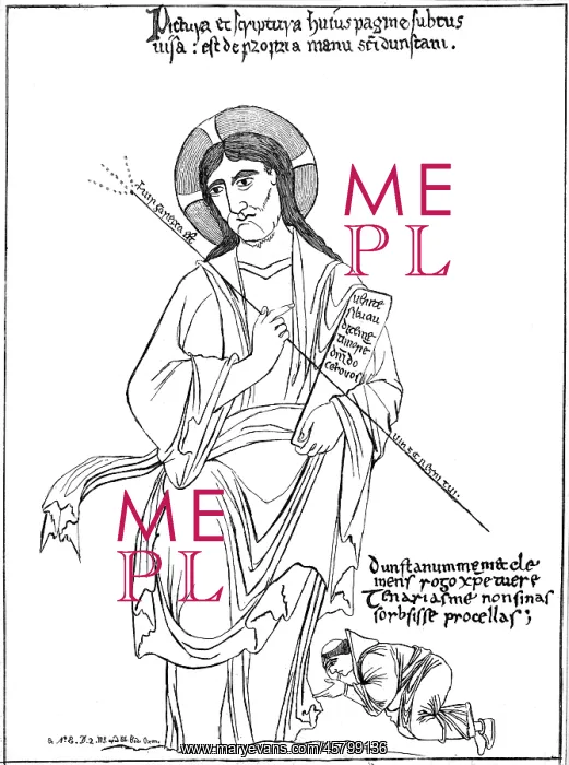 : ST DUNSTAN AND JESUS : ST DUNSTAN AND JESUS