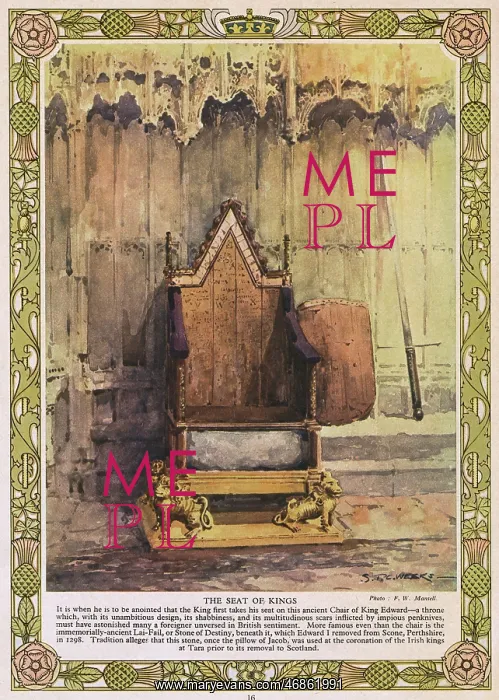 : St Edward's Chair - Coronation Chair : St Edward's Chair - Coronation Chair