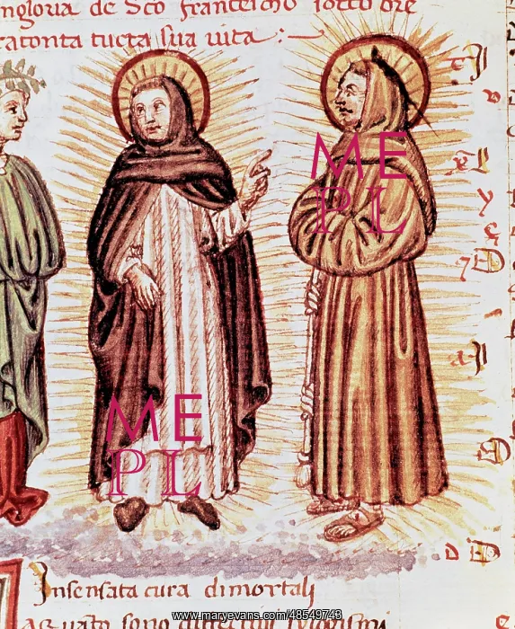 : St. Francis of Assisi and St. Dominic : St. Francis of Assisi and St. Dominic