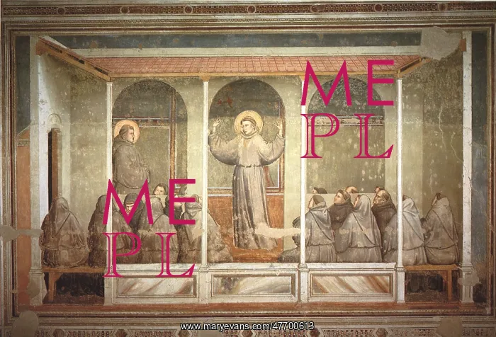 : St Francis and Brethren, by Giotto : St Francis and Brethren, by Giotto