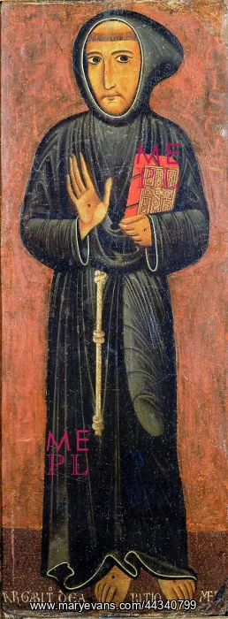 : St. Francis. Painting by Margaritone : St. Francis. Painting by Margaritone