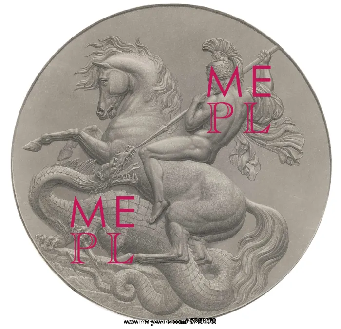  : ST GEORGE / BAS RELIEF