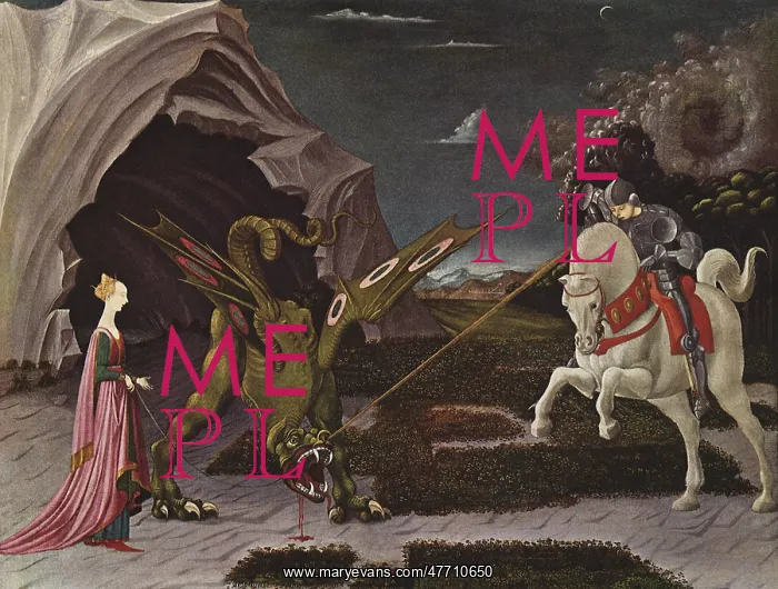  : St George and The Dragon, by Uccello