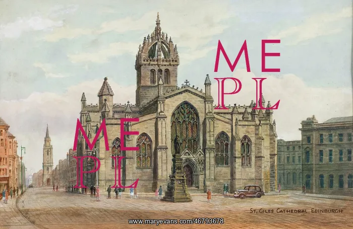 : St Giles Cathedral, High Street, Edinburgh, Scotland : St Giles Cathedral, High Street, Edinburgh, Scotland
