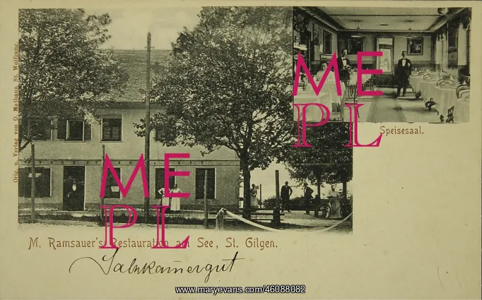 : St. Gilgen. M. Ramsauer restoration. Two views : St. Gilgen. M. Ramsauer restoration. Two views