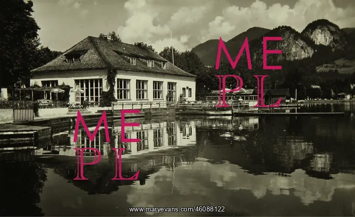 : St. Gilgen. Park-Cafe. About 1960 : St. Gilgen. Park-Cafe. About 1960