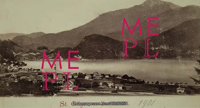 : St. Gilgen at Wolfgangsee with Brunnwinkel : St. Gilgen at Wolfgangsee with Brunnwinkel