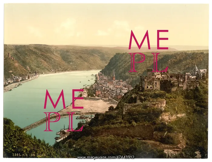 : St. Goar, the Rhine, Germany : St. Goar, the Rhine, Germany