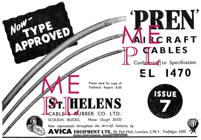 : St Helens Aircraft Electrical Wires & Cables : St Helens Aircraft Electrical Wires & Cables