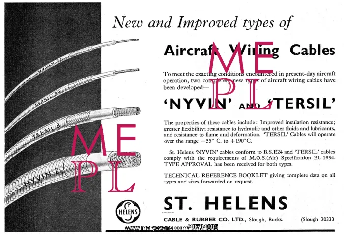 : St Helens Aircraft Wiring Cables : St Helens Aircraft Wiring Cables