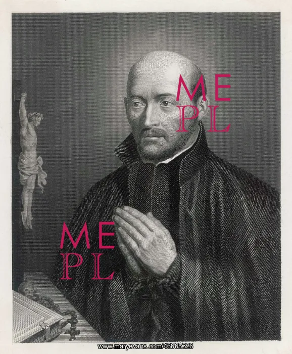 : St Ignatius Loyola praying : St Ignatius Loyola praying