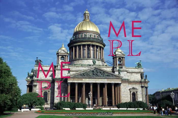 : St. Isaac's cathedral in St. Peterburg : St. Isaac's cathedral in St. Peterburg